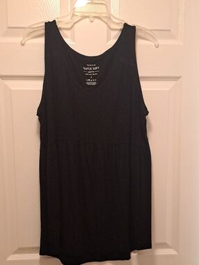 torrid Black Super Soft Scoop Neck Tank